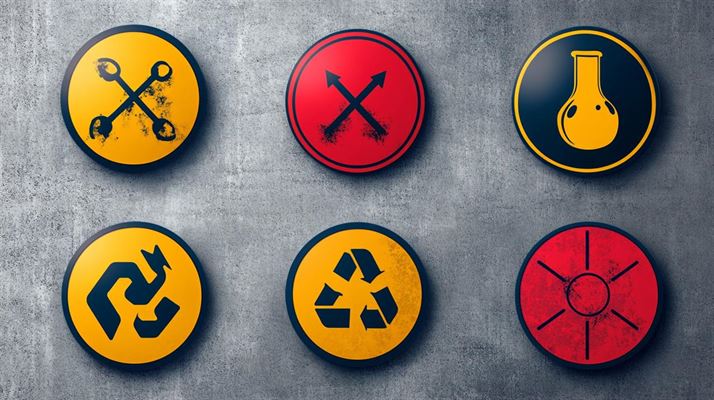 Faresymboler - vigtigheden af korrekt sikkerhedsmærkning